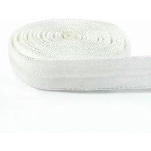 5/10/20M 8-25mm elastische band voor bh transparante siliconen antislip ondergoed riem rubber stretch lint DIY naai accessoires-wit-10mm-5meter