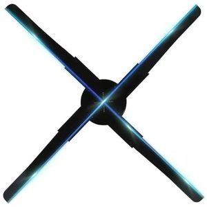 45cm 3D Hologram Fan 510 LED Lamp Kralen Reclamemachine for Winkelcentrum WiFi APP Controle Holografische Display Projector Levendige beelden