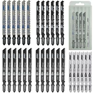 JMD 30-Delige T101B T144D T111C T118A Decoupeerzaagbladenset Metaal Hout Decoupeerzaagbladen voor Het Zagen van Metaal Hout