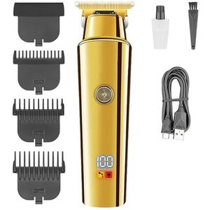 Tondeuse voor mannen, tondeuse oplaadbare tondeuse professionele haarsnijmachine elektrische baardtrimmer draadloze led-display