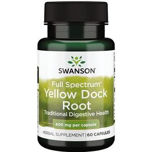 Swanson Full Spectrum Yellow Dock Root, 400mg - 60 Capsules