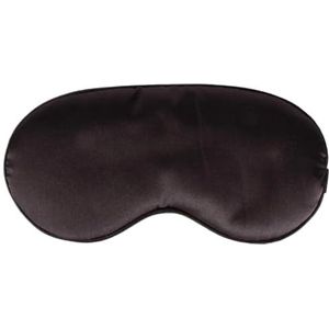 3 stks 3D Zijden Slaapmasker Ooghulp Slapen Oogschaduw Cover Schaduw Patch Zachte Draagbare Blinddoek Reizen voor Slaap (zwart)