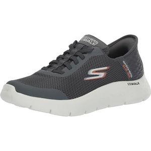 Skechers Heren Free Slip-Ins Go Walk Flex-Hands Up Sneakers, grijs, 47,5 EU breed, grijs, 47.5 EU Weit