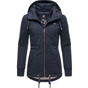 Ragwear YM-Danka Winterjas voor dames, outdoorjas met capuchon, XS-6XL, Navy022, L