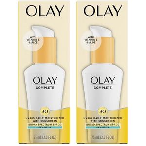 Olay Complete Daily Defense All Day Moisturizer with Sunscreen SPF30 Sensitive Skin, 2,5 fl. Oz. by Olay