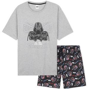 Disney - Star Wars - Herenpyjama-set - Grijs - Korte Pyjama's