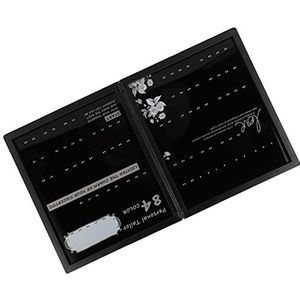 Nagellak Display Boek, Draagbare Nagel Tip Display Boek Kunststof Magnetische Sluiting voor Nagelsalons voor Nail Art Works Display