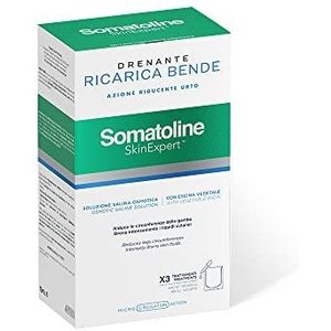 Somatoline SkinExpert, Navulling bandages, schokabsorberend, beenafvoer, met plantaardig aas, 3 behandelingen