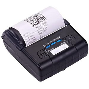 WMMNHY Draagbare 80mm Thermische ontvangstprinter Handheld Barcode-printer BT Verbinding draadloze ondersteuning ESC/POS Opdracht