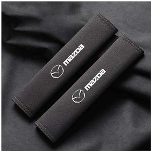 2 Stuks Autogordel Pads voor Mazda MX5, Zachte Autogordel Pad Cover, Autoveiligheidsgordel Schouderstuk Schouder Nek Borstbeschermer Pad,A
