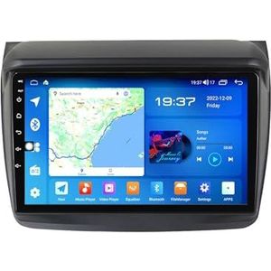 Android 11 Auto Stereo GPS Sat Nav Voor Mitsubishi L200 2008-2016 9 ''Touchscreen Multimedia Speler Ondersteuning WIFI Bluetooth Spiegel Link TPMS CarPlay(A500S 4G+WIFI 8-Core 4G 64G)