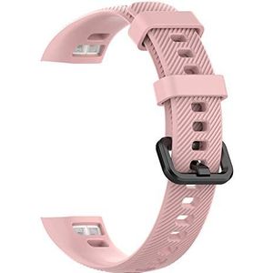 Wopohy Armband voor Huawei Band 3 Pro en Band 4 Pro, reservearmband van zachte siliconen armband voor heren en dames, horloges en smartwatches