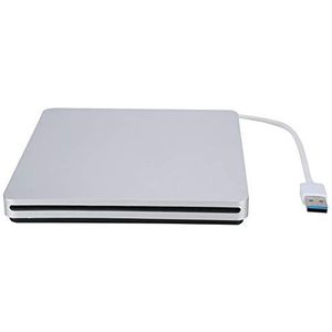 ASHATA USB3.0 externe dvd-/cd-drive-brander, draagbare slim cd-brander, dvd-brander, high speed dvd-cd-brander, USB 3.0, dvd-station voor Mac10 OS/Windows XP/2003/Win7/Vista