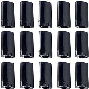Minsily 20 stuks 15 ml Lege Plastic Ovale Deodorant Containers Ovale Lippenbalsem Buizen 0.5oz Deodorant Sticks Containers Ovale Twist-Up Buizen BPA-vrij voor DIY Zelfgemaakte Krijt Chapstick Flesjes