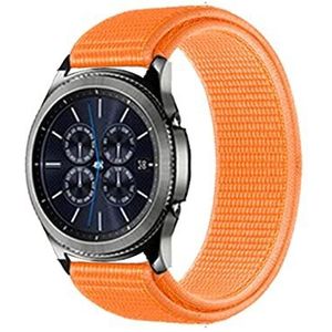 22 Mm 20 Mm Band Compatibel Met Samsung Galaxy Watch 3 45 Mm 41 Mm Active 2 46 Mm 42 Mm Compatibel Met Gear S3/S2 Frontier/Classic Compatibel Met Huawei Watch Gt 2 Band (Color : 33-papaya, Size : 20