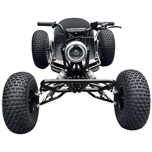 Zyliathor Elektrische Go Kart Volwassenen/Kinderen Off-Road 48V 1500W Motor 12-31MPH, 8"" Aluin Wielen, 10.4Ah (12+Mi) 420LB, 3-Speed LED & Charger (zwart)