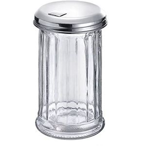 Westmark Suikerstrooier, inhoud: 300 ml, glas/roestvrij staal, New York, zilver/doorzichtig, 65202260