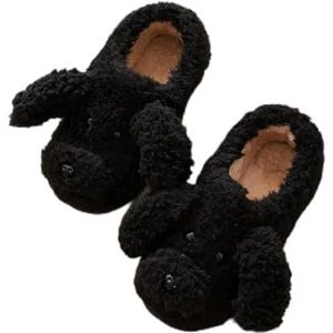 Nieuwe Winter Paar Slippers Vrouwen Leuke Slippers Zachte Warme Slippers Indoor Koe Huis Grappige Schoenen, 11, 43 M EU