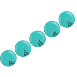 Medicijnorganisator, 5 Stuks Praktische Duurzame 7-delige Medicijncontainer voor Thuis (Blauw)