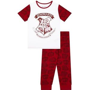 Harry Potter Meisjes Pyjama | Pyjama Sets Voor Meisjes | Slytherin En Gryffindor Pyjama Veelkleurig 128