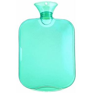 DieffematicRSD Warmwaterkruik Warmwaterkruik Warme Handtas Spoelwater Explosieveilig Verdikte Transparant (Color : Green)