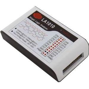 1 stuk LA1010 USB-logica-analysator, 100 Mbit/s maximale bemonsteringssnelheid, 16 kanalen, 10B samples, MCU, ARM, FPGA-debugging-tool, Engelse software
