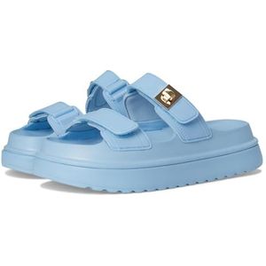 Steve Madden Dames Bigschmona schuifsandalen, Blue Jelly, 38 EU, Blue Jelly, 38 EU