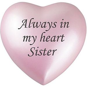 Always In My Heart Zuster Roze Urn Keepsake voor Ashes Crematie
