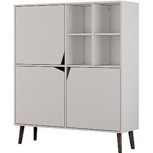 Oskar Store Sideboard ""Ariana"", Wit, 100 x 115.5 cm