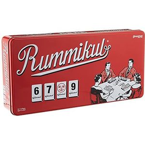 Pressman Rummikub in Retro Tin - The Original Rummy Tile Game Rood, 5