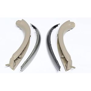 Voor X5 E53 1999-2006 Auto Binnenste Handvat Binnendeur Panel Pull Trim Cover Links Rechts Auto Styling Accessoires: Binnendeur Handgreep(Cover Black Left)