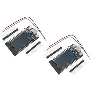 2 stuks T-Display ESP32-ontwikkelingsbord 1,14 inch LCD 16 MB CH9102F WiFi BT-module