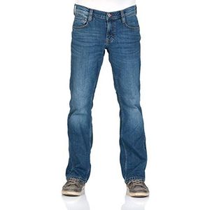 MUSTANG Heren Jeans Oregon - Bootcut - Blauw - Light Blue - Mid Blue - Dark Blue - Black