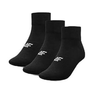 4F Sokken CAS M278 (3-pack) Deep Black 43-46 voor heren, Diepzwart, 43-46 EU