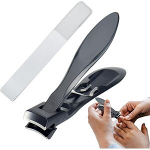 Nagelknipper, nagelknipper voor dames | Roestvrijstalen manicureschaar met nagelvijl,Teennagelknipper voor ingegroeide teennagels, manicurehulpmiddelen voor mannen en vrouwen, nagelverzorging