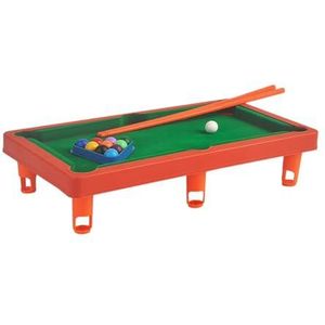 Amagogo Mini-pooltafelset, snookertafel met ballen, entertainment biljartkeus desktopspel speelgoedtafelspel voor familie, 30.3 cm x 17.5 cm x 6.7 cm