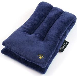 SHIFA4U Tarwezakken magnetronbestendige nek en schouder - herbruikbare magnetron warmtepads voor pijnverlichting in spieren, gewrichten, rug en krampen - Lavendel Heat Packs Polar Fleece (50 x 15 cm)