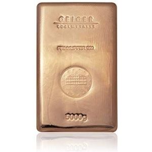 Güldengossa Koperbaren, 5 kg .999 gegoten - Made in Germany
