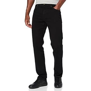 Wrangler Herren Durable Regular Fit Straight Leg Jeans, Schwarz (Black), 34W / 32L