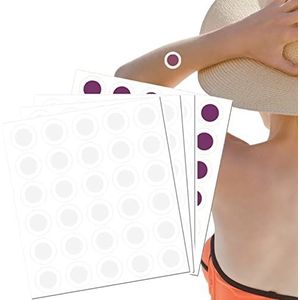 UV-detectiepleisters - 120 stks Zonnebrandcrème Spot Stickers | Transparante UV Ray Detection Protection Herinnering Zelfklevend voor UV Ray Sensing