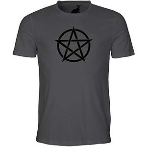 Pentagram Pentacle Pagan Magic Symbool Mens T Shirt