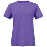 T-shirt - Paars - 100% Polyester - Ronde Hals - Korte Mouwen