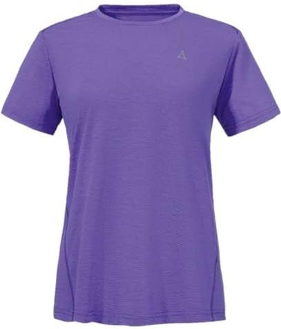 T-shirt - Paars - 100% Polyester - Ronde Hals - Korte Mouwen