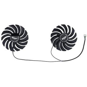 2 stuks/set PLD10010B12HH, GPU-videokaartventilator voor MSI RX 5700 XT 5700XT GAMING X voor RX5700 grafische kaarten koeling