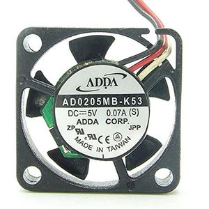 ADDA AD0205MB-K53 DC5V 0.07A 25 * 25 * 7mm 2507 2.5cm 3line Notebook hard drive fan