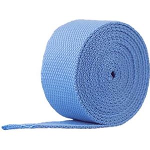 DQZRTUECA Polyester katoenen band, veelkleurig, 38 mm x 5-20 meter(Sky Blue,38mm x 10Yards)