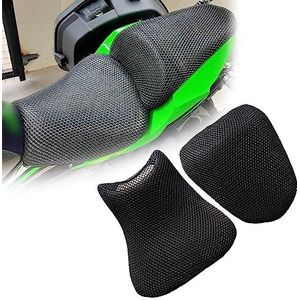 MKYOKO Motorfiets Voor Ninja 650 Z650 Mesh Seat Cover Kussen Guard Waterdichte Isolatie Netto Voor K&awasaki Voor Ninja650 2017 2018 2019 2020 2021 2022