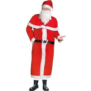 Kostuum Kerstman, Kerstman, Kerstmis, Kerstkostuum, Carnavalskostuums, rood, Kerstmanpak Volwassen Podium A,XL