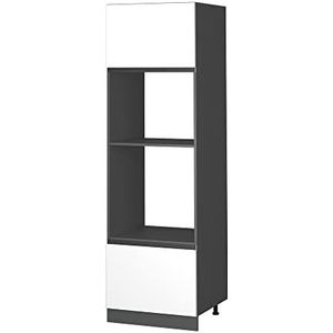Vicco - R-Line Keuken Magnetronkast - 60 cm - Wit - J-vorm