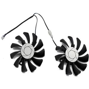 75MM HA8010H12F-Z GTX1050 GPU-koelerventilator vervangen voor MSI GTX 1050 2GT OC 1050Ti 4GT grafische videokaartkoelventilatoren 2-pins